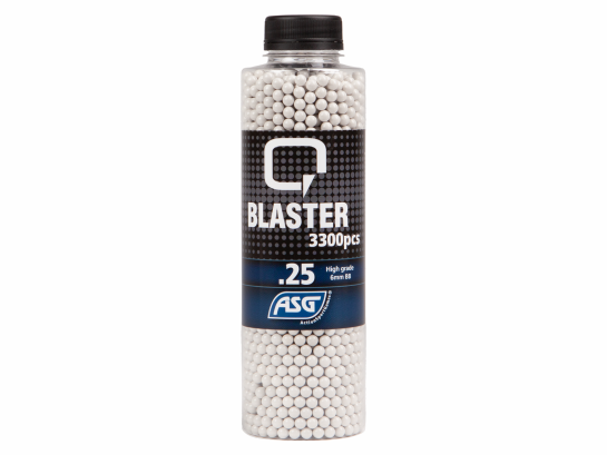 Airsoft BB, Q Blaster, 0,25g, 3300 stk.