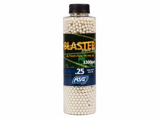 Airsoft BB, Blaster Tracer, 0,25g, 3300 stk. grøn