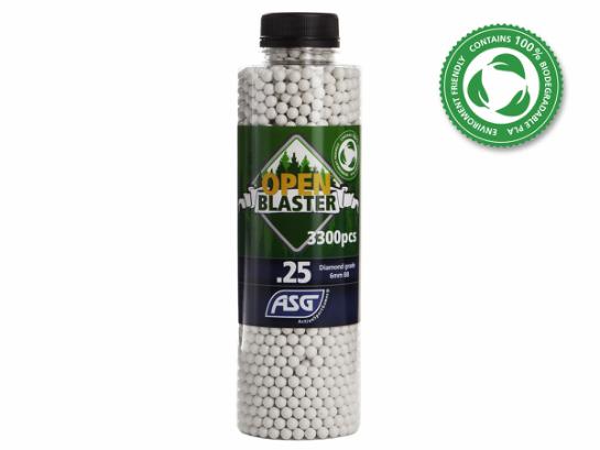 Airsoft BB, Open Blaster, 0,25g, 3300 stk.