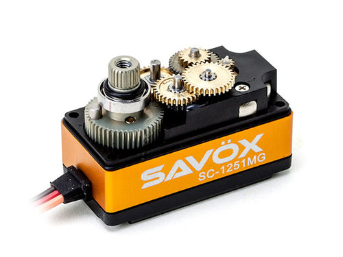 Savöx SC-1251MG Low Profile Servo, Metal Gear 9Kg 0,09s