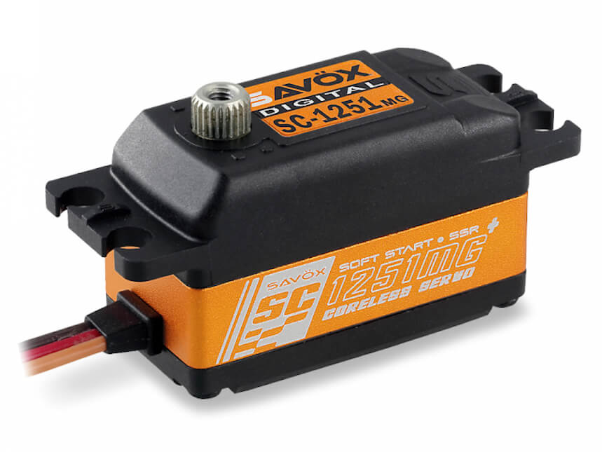 Savöx SC-1251MG Low Profile Servo, Metal Gear 9Kg 0,09s