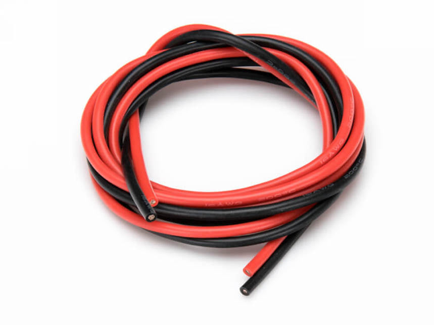 Silikoneledning 16 AWG (Vælg Farve og Længde)