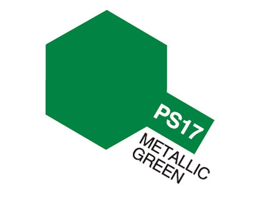 Tamiya PS-17 Metallic Green Spray Maling - Speedhobby.dk Alt i Fjernstyrede Biler og Tilbehør