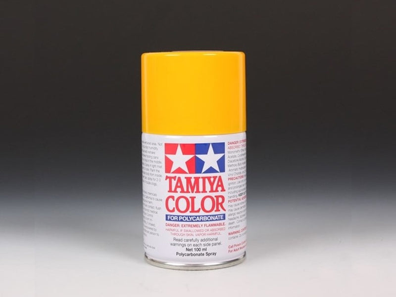 Tamiya PS-19 Camel Yellow Spray Maling - Speedhobby.dk Alt i Fjernstyrede Biler og Tilbehør