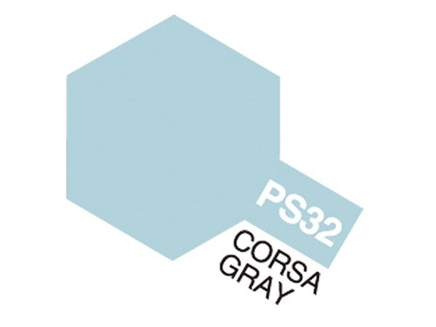 Tamiya PS-32 Corsa Grey Spray Maling - Speedhobby.dk Alt i Fjernstyrede Biler og Tilbehør