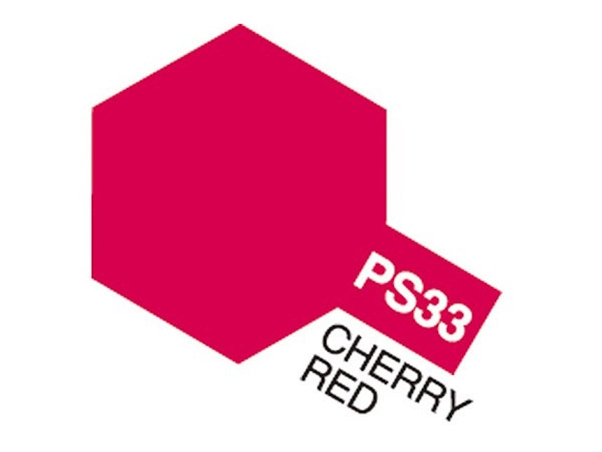 Tamiya PS-33 Cherry Red Spray Maling - Speedhobby.dk Alt i Fjernstyrede Biler og Tilbehør