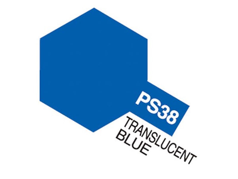 Tamiya PS-38 Translucent Blue Spray Maling - Speedhobby.dk Alt i Fjernstyrede Biler og Tilbehør