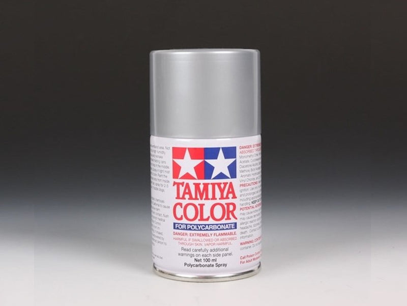 Tamiya PS-48 Semi-Gloss Silver Aluminium Spray Maling - Speedhobby.dk Alt i Fjernstyrede Biler og Tilbehør