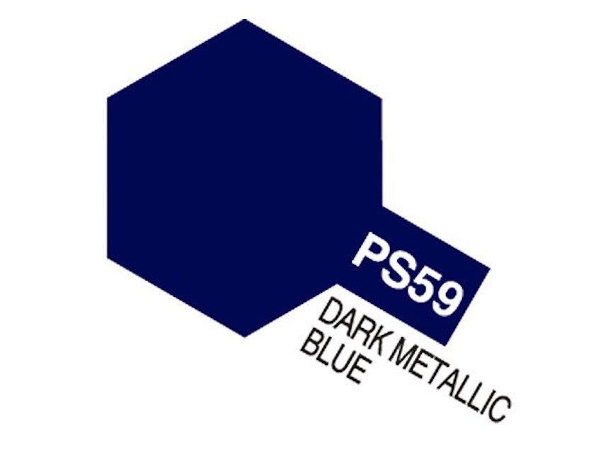 Tamiya PS-59 Dark Metallic Blue Spray Maling - Speedhobby.dk Alt i Fjernstyrede Biler og Tilbehør