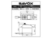 Savöx SC-0252MG Servo, Metal Gear 10,5Kg 0,19s