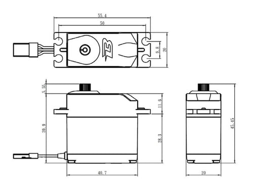 Savöx B-06KG Servo 6,5Kg 0,11s