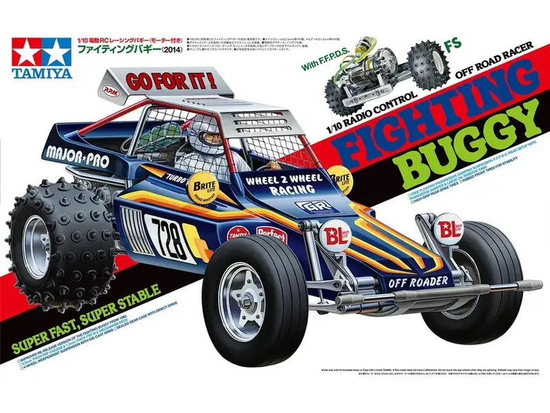 Tamiya 47304 Fighting Buggy 1/10 Elektrisk Fjernstyret Bil - Speedhobby.dk Alt i Fjernstyrede Biler og Tilbehør