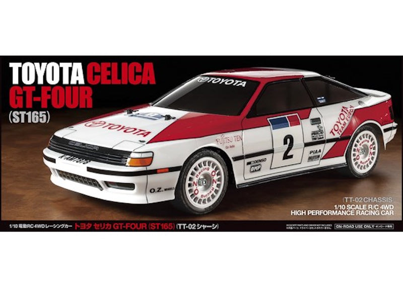 Tamiya 58718 Toyota Celica GT-Four (TT-02) 1/10 Fjernstyret Bil