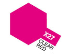 Tamiya X-27 Clear Red Maling Akryl Mini 10ml - Speedhobby.dk Alt i Fjernstyrede Biler og Tilbehør