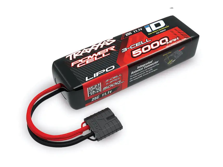 Traxxas 2832X Power Cell 5000mAh 11.1V 3S LiPo Batteri (Kort) - Speedhobby.dk Alt i Fjernstyrede Biler og Tilbehør