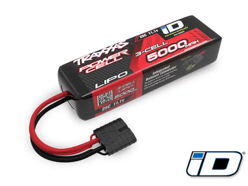 Traxxas 2832X Power Cell 5000mAh 11.1V 3S LiPo Batteri (Kort) - Speedhobby.dk Alt i Fjernstyrede Biler og Tilbehør