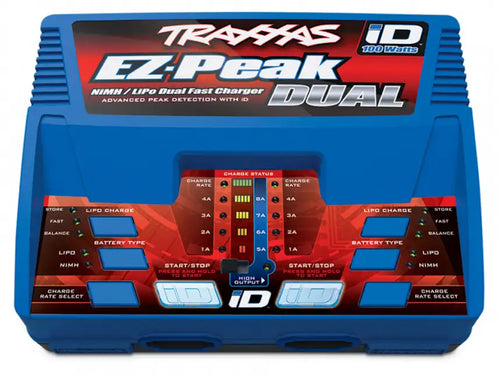 Traxxas 2972GX EZ-Peak Dual 8A NiMH & LiPo Lader - Speedhobby.dk Alt i Fjernstyrede Biler og Tilbehør