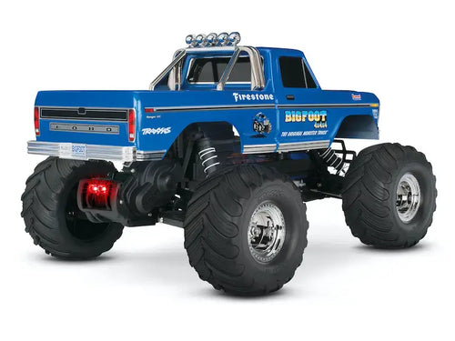 Traxxas Bigfoot No. 1 2WD LED Lys 1/10 Bil m/ Lader og Batteri - Speedhobby.dk Alt i Fjernstyrede Biler og Tilbehør