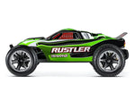 Traxxas Rustler 2WD m. LED Lys 1/10 Elektrisk Fjernstyret Bil - Speedhobby.dk Alt i Fjernstyrede Biler og Tilbehør