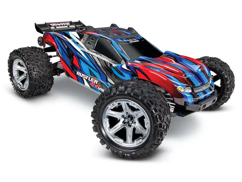 Traxxas Rustler 4x4 VXL 1/10 Elektrisk Fjernstyret Bil - Speedhobby.dk Alt i Fjernstyrede Biler og Tilbehør