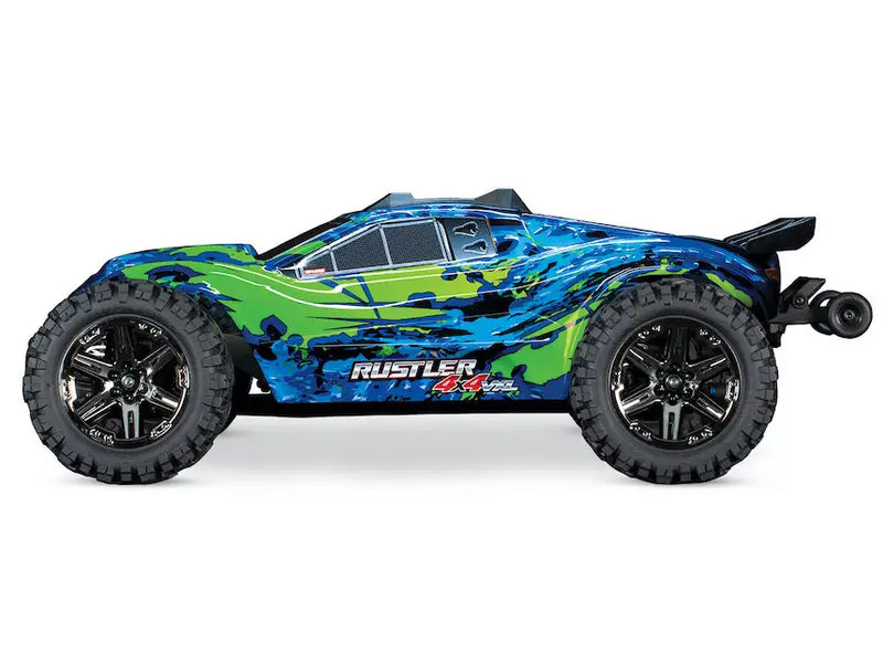 Traxxas Rustler 4x4 VXL 1/10 Elektrisk Fjernstyret Bil - Speedhobby.dk Alt i Fjernstyrede Biler og Tilbehør