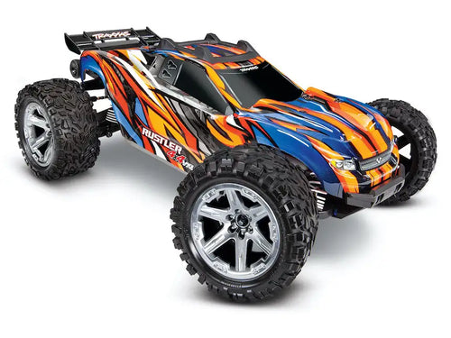 Traxxas Rustler 4x4 VXL 1/10 Elektrisk Fjernstyret Bil - Speedhobby.dk Alt i Fjernstyrede Biler og Tilbehør