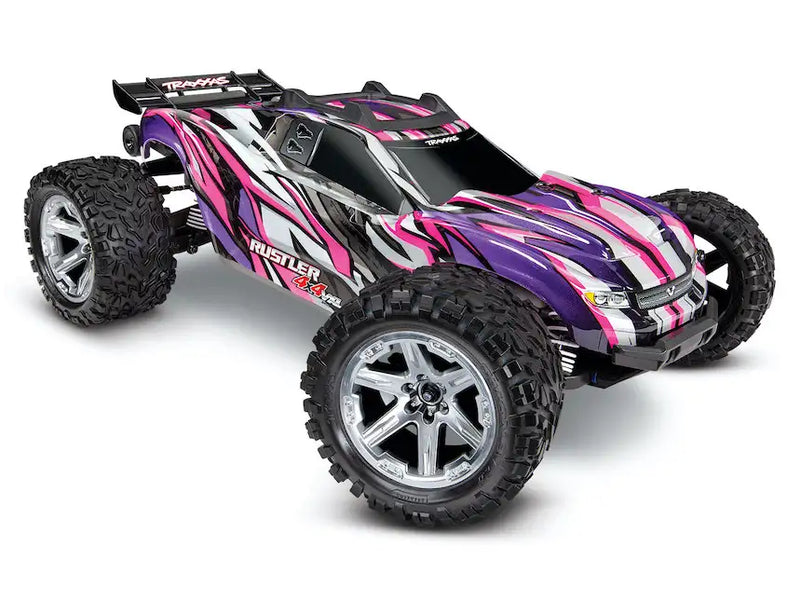 Traxxas Rustler 4x4 VXL 1/10 Elektrisk Fjernstyret Bil - Speedhobby.dk Alt i Fjernstyrede Biler og Tilbehør