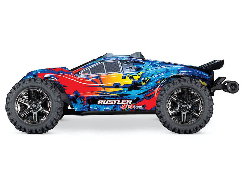 Traxxas Rustler 4x4 VXL 1/10 Elektrisk Fjernstyret Bil - Speedhobby.dk Alt i Fjernstyrede Biler og Tilbehør