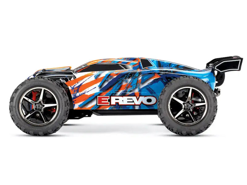 Traxxas E-Revo 1/16 4WD Fjernstyret Bil m/ Lader og Batteri - Speedhobby.dk Alt i Fjernstyrede Biler og Tilbehør