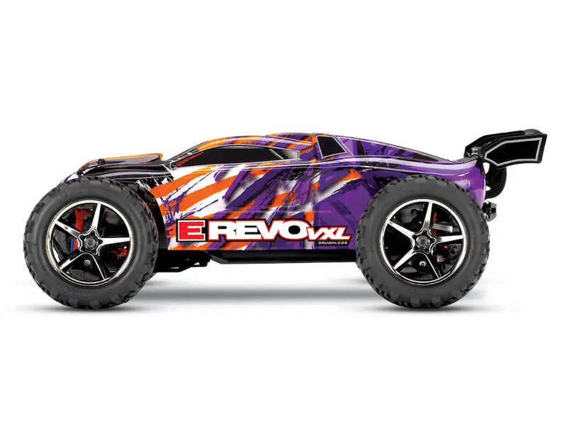 Traxxas E-Revo VXL 1/16 4WD Fjernstyret Bil m/ Lader og Batteri - Speedhobby.dk Alt i Fjernstyrede Biler og Tilbehør