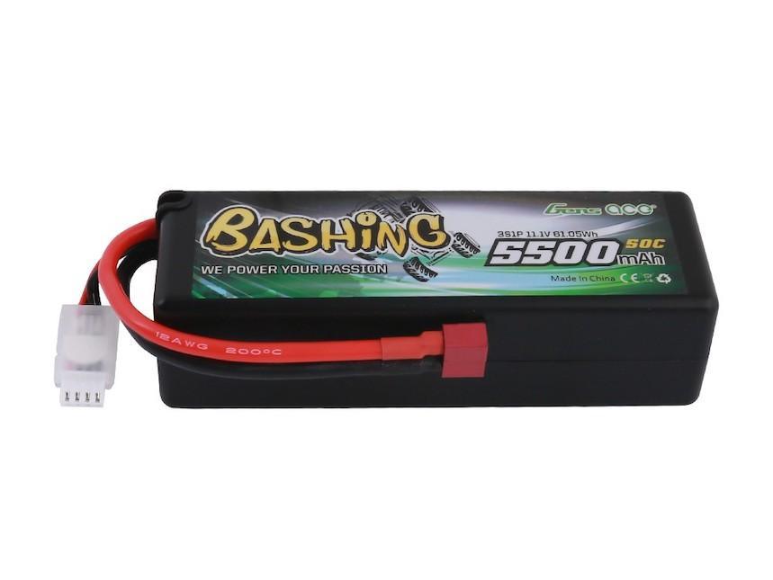 Gens Ace 11.1V 3S 5500 mAh Hardcase LiPo Batteri (T-Stik) - Speedhobby.dk Alt i Fjernstyrede Biler og Tilbehør
