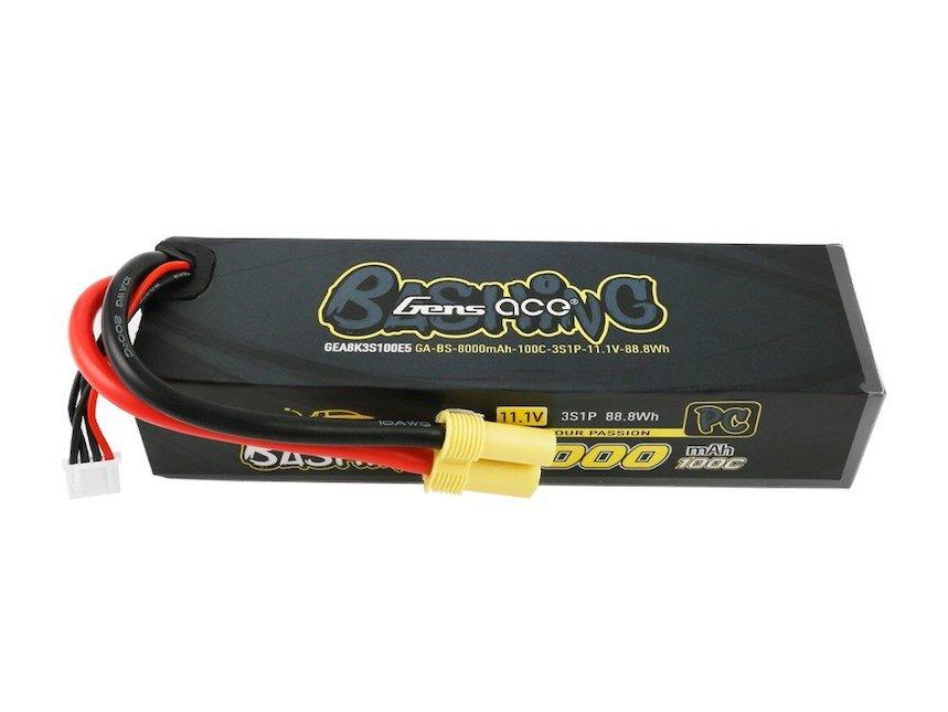 Gens Ace 11.1V 3S 8000 mAh LiPo Batteri (EC5) - Speedhobby.dk Alt i Fjernstyrede Biler og Tilbehør