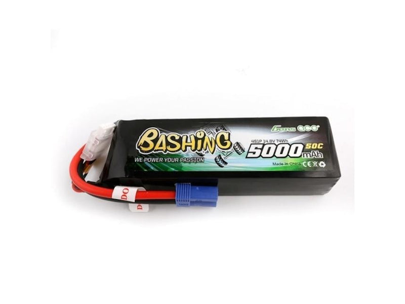 Gens Ace 14.8V 4S 5000 mAh LiPo Batteri (EC5) - Speedhobby.dk Alt i Fjernstyrede Biler og Tilbehør