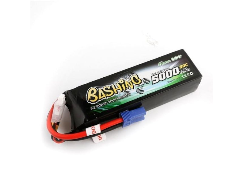 Gens Ace 14.8V 4S 5000 mAh LiPo Batteri (EC5) - Speedhobby.dk Alt i Fjernstyrede Biler og Tilbehør