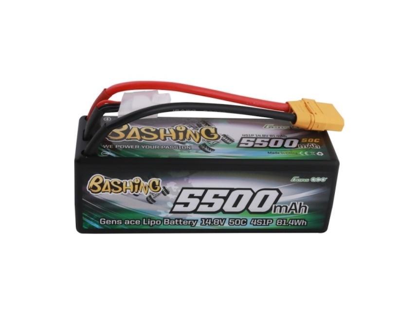 Gens Ace 14.8V 4S 5500 mAh Hardcase LiPo Batteri (XT-90) - Speedhobby.dk Alt i Fjernstyrede Biler og Tilbehør