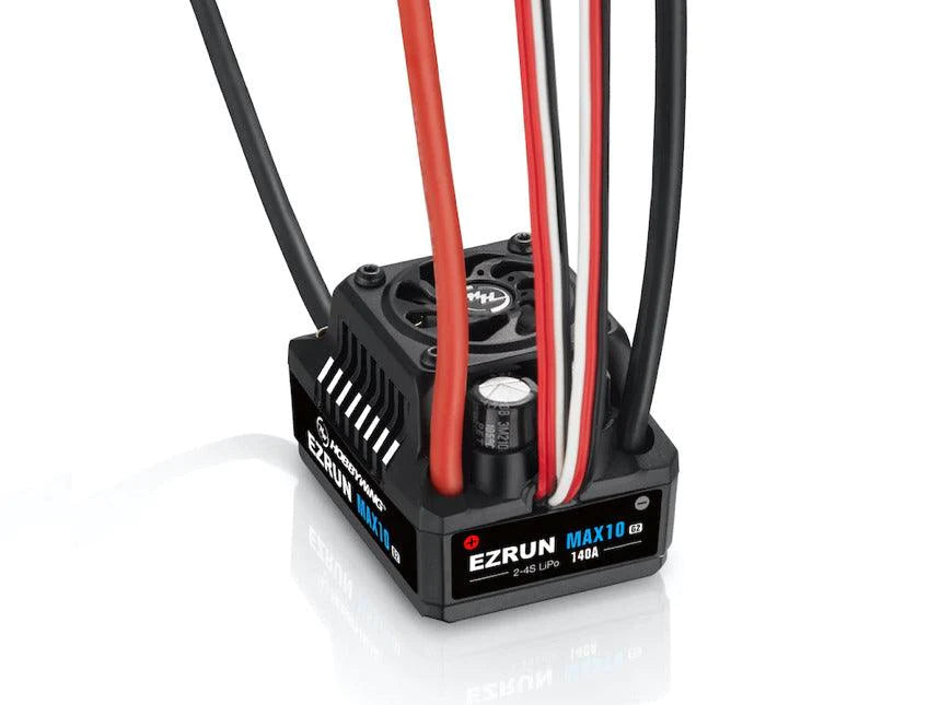 Hobbywing EzRun Max10 140A G2 Børsteløs 1/10 Sensored ESC - Speedhobby.dk Alt i Fjernstyrede Biler og Tilbehør