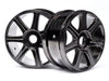 HPI HB Edge 1/8 Buggy Wheel (Sort Krom, 2 stk) #67768 - Speedhobby.dk Alt i Fjernstyrede Biler og Tilbehør