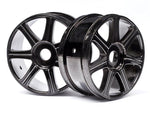 HPI HB Edge 1/8 Buggy Wheel (Sort Krom, 2 stk) #67768 - Speedhobby.dk Alt i Fjernstyrede Biler og Tilbehør