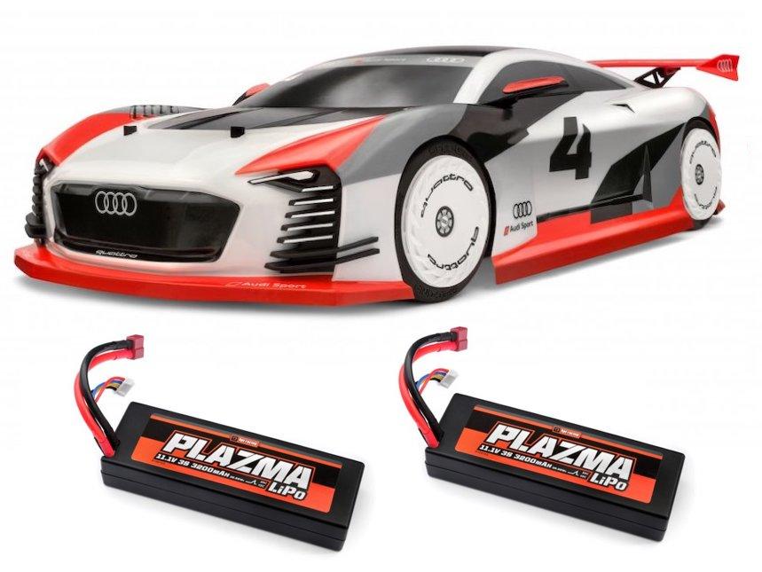 HPI RS4 Sport 3 Flux Audi e-tron Vision GT incl. 2 stk 3S LiPo Batterier - Speedhobby.dk Alt i Fjernstyrede Biler og Tilbehør