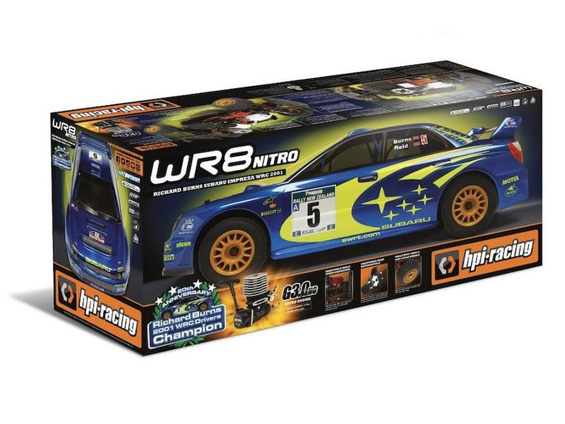 HPI WR8 3.0 Subaru Impreza WRC Nitro Fjernstyret Bil - Speedhobby.dk Alt i Fjernstyrede Biler og Tilbehør