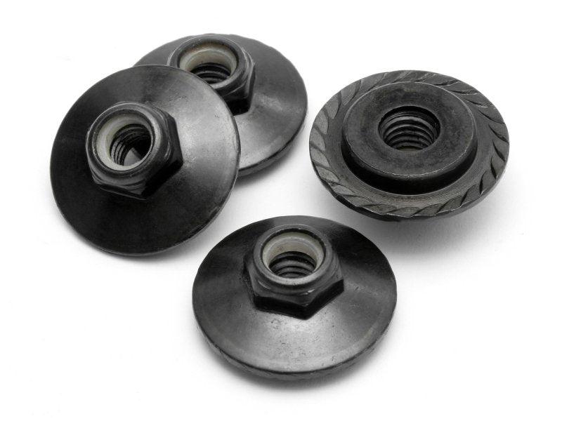 HPI Z680 Flanged Lock Nut M5x8mm (4 stk) - Speedhobby.dk Alt i Fjernstyrede Biler og Tilbehør