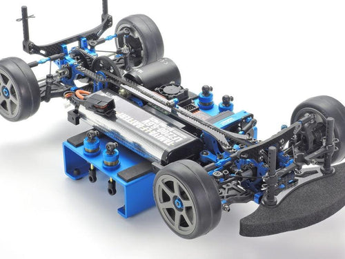 Tamiya 42371 TRF Arbejdsstand til Fjernstyrede Biler (Blå) - Speedhobby.dk Alt i Fjernstyrede Biler og Tilbehør