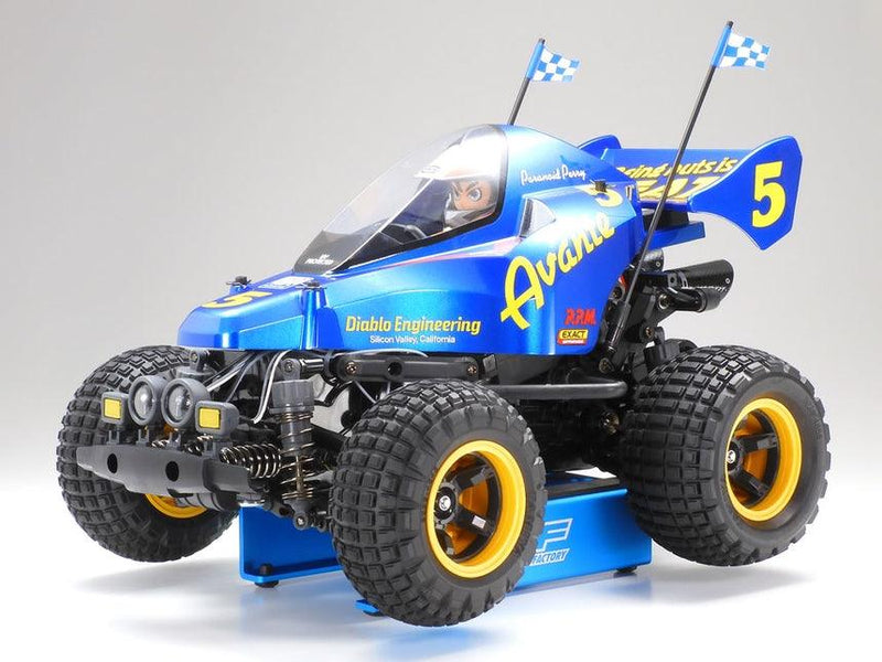 Tamiya 42371 TRF Arbejdsstand til Fjernstyrede Biler (Blå) - Speedhobby.dk Alt i Fjernstyrede Biler og Tilbehør