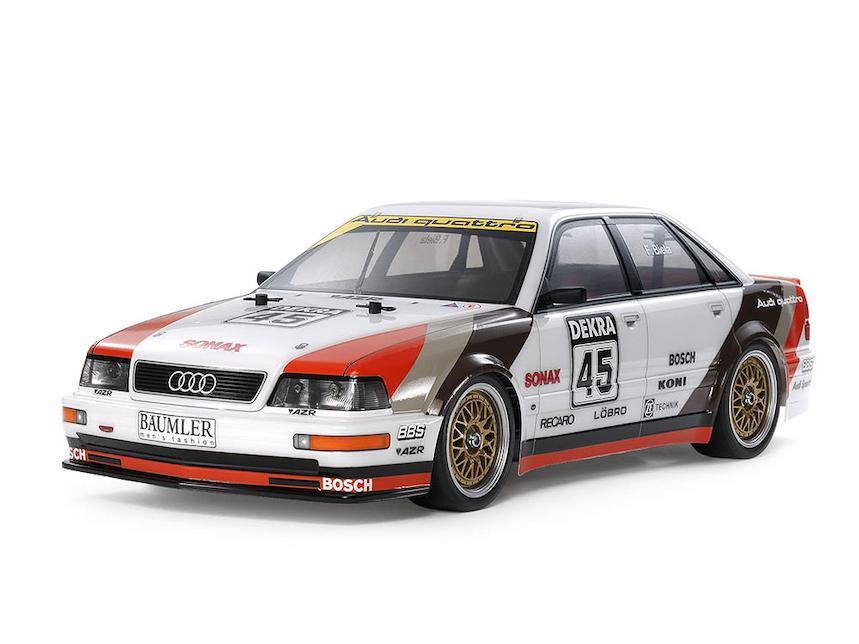 Tamiya 58682 Audi V8 Touring 1991 (TT-02) 1/10 Elektrisk Fjernstyret Bil - Speedhobby.dk Alt i Fjernstyrede Biler og Tilbehør