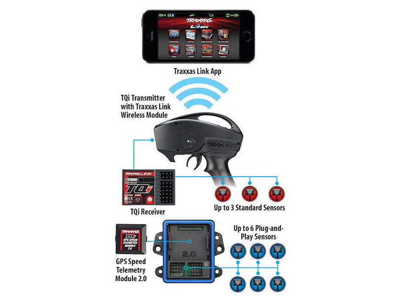 Traxxas 6553X GPS Module & Telemetry Expander 2.0 - Speedhobby.dk Alt i Fjernstyrede Biler og Tilbehør