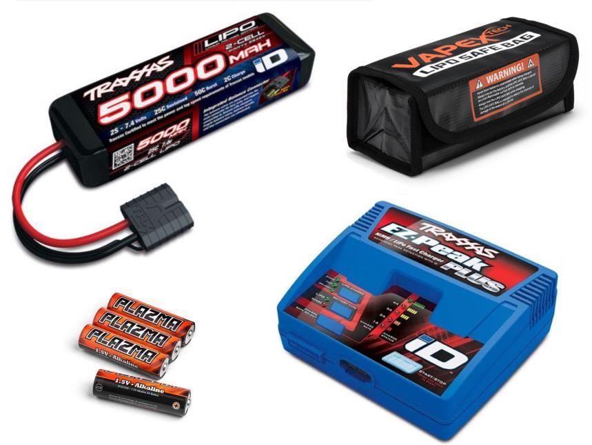 Traxxas 7.4V 2S LiPo Oplader & Batteri Pakke - Speedhobby.dk Alt i Fjernstyrede Biler og Tilbehør